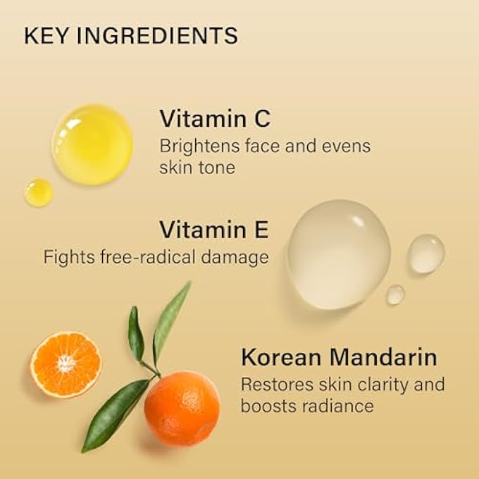 Melixir MANDARIN VITAMIN CE HYDRATION CREAM, NIACINAMIDE & PANTHENOL, VITAMIN CAPSULES FOR SKIN RADIANCE & UNEVEN TONE, DAILY FACE MOISTURIZER FOR DRY AND DULL SKIN, KOREAN SKINCARE (1.0 FL.OZ./30ML) - Image 4